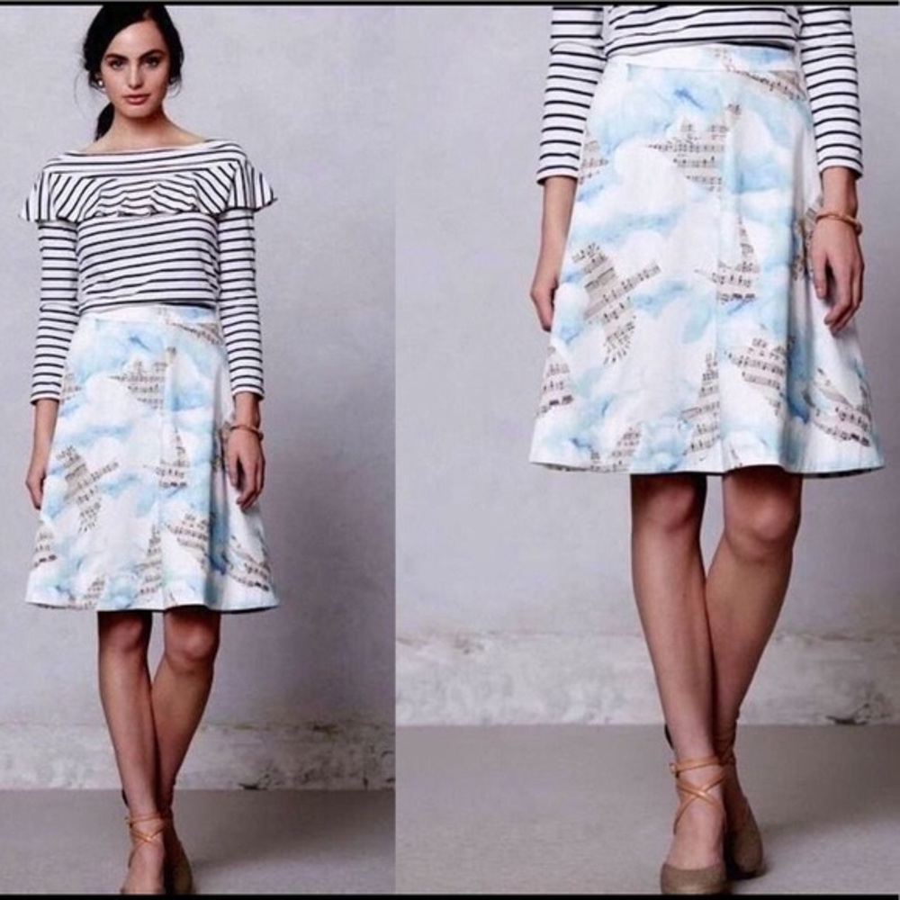 Vintage Songbird circle skirt